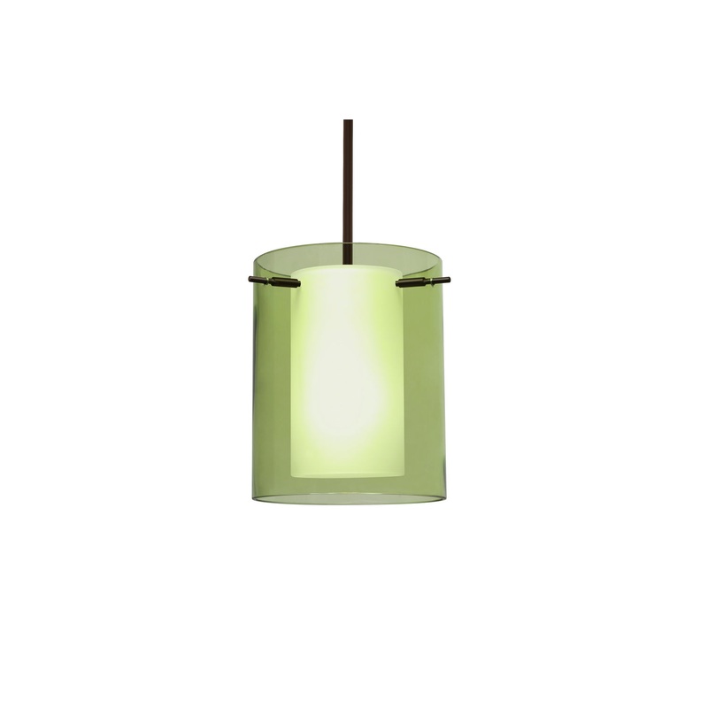 Besa 1TT-L00607-LED-BR Pahu One Light Pendant Bronze