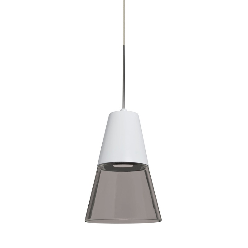 Besa 1XC-TIMO6WS-LED-SN Timo 6 One Light Pendant Satin Nickel