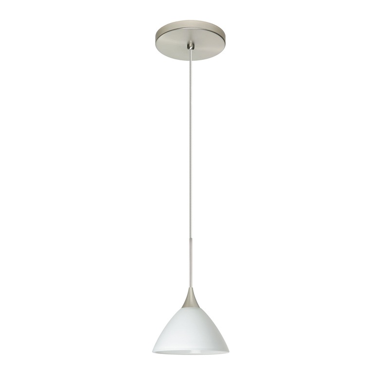 Besa 1XT-174307-SN Domi One Light Pendant Satin Nickel