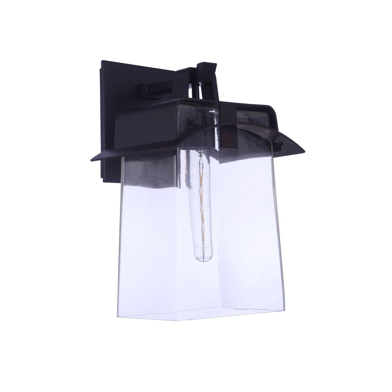 Craftmade ZA6024-ABZ Smithy One Light Outdoor Lantern Aged Bronze Brushed