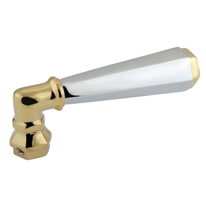 KSH4304HL Metal Lever Handle, Polished Chrome/Polished Brass