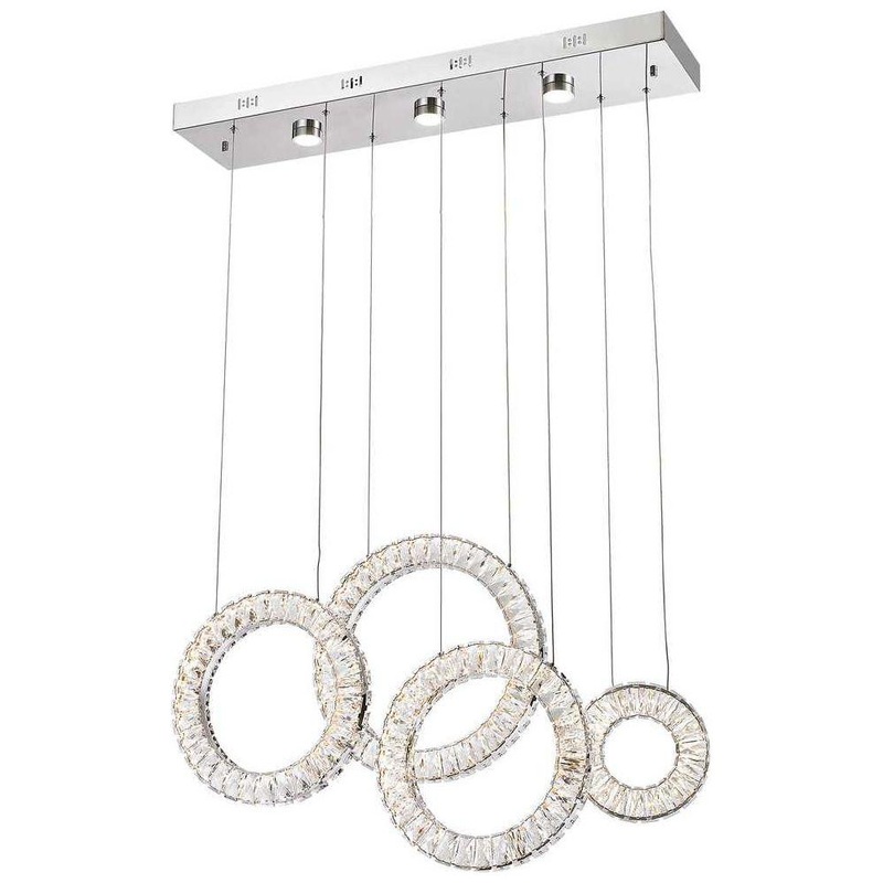 LED Linear Pendant Chrome