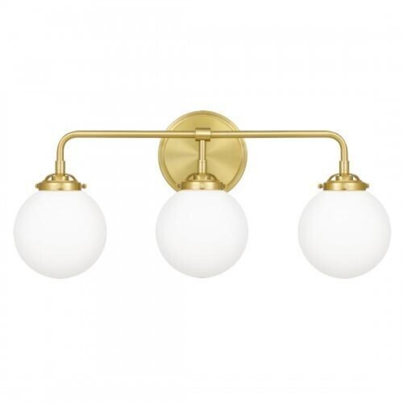 Quoizel LRY8624Y Landry Bath 3 light satin brass Bath Light