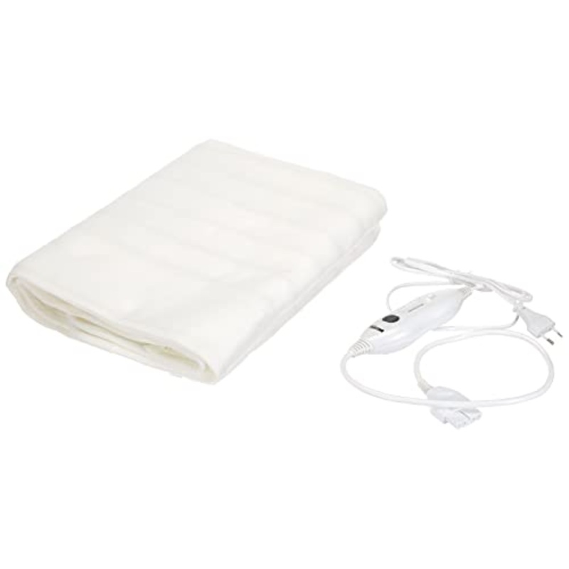 Tristar BW-4751 Coprimaterasso Termico Elettrico Singolo, Poliestere, Bianco, 150 x 70 cm