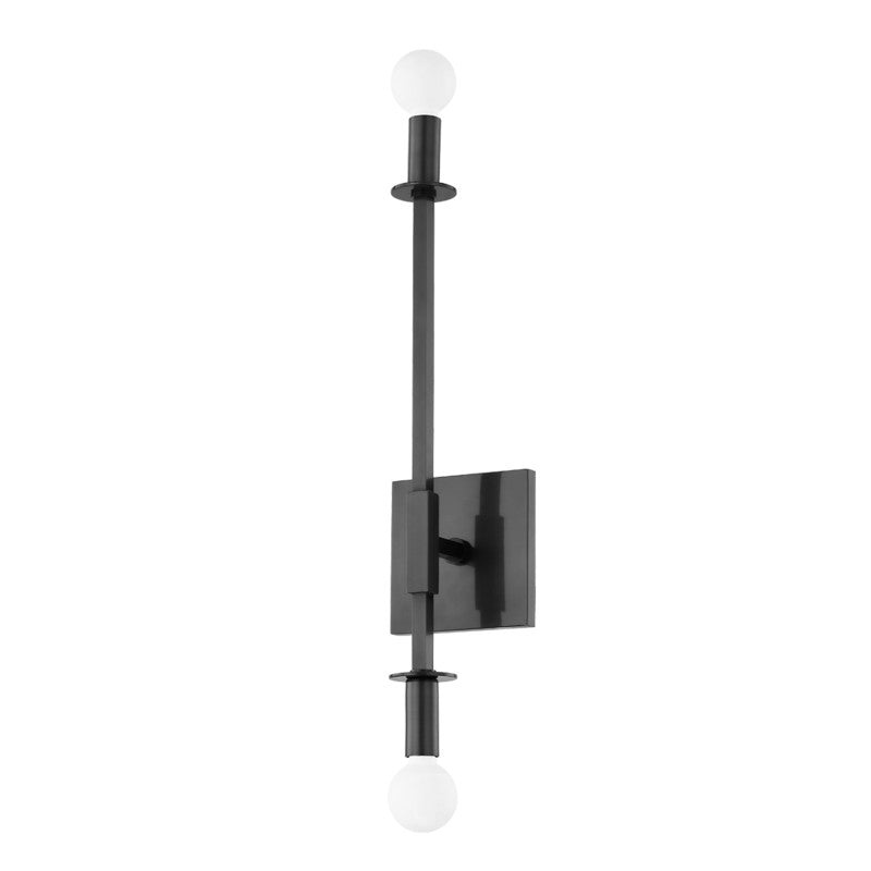 Two Light Wall Sconce from the Milana Collection in Old Bronze Finish by Mitzi