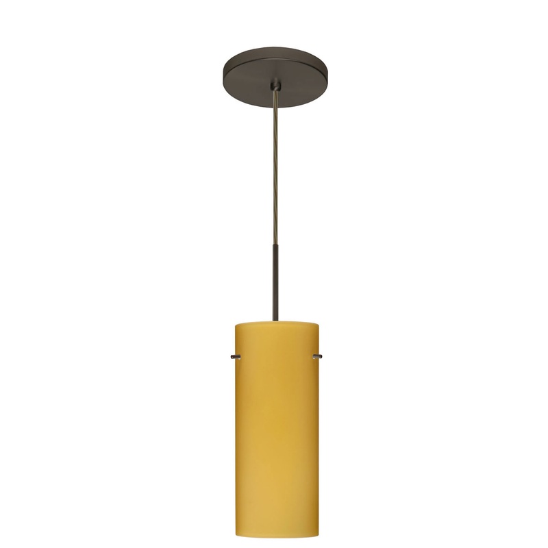 Besa 1JT-4123VM-BR Stilo One Light Pendant Bronze