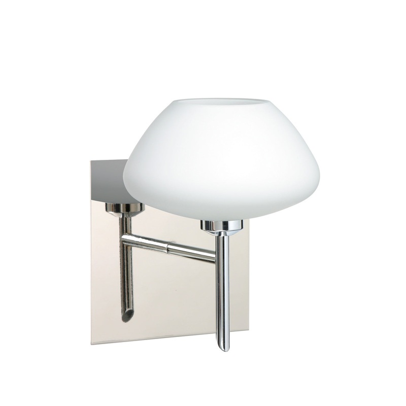 Besa 1SW-541007-CR-SQ Peri One Light Wall Sconce Chrome