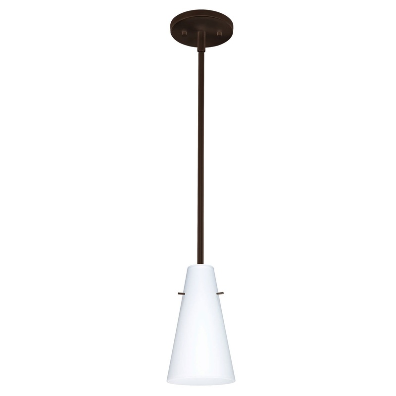Besa 1TT-412407-BR Cierro One Light Pendant Bronze