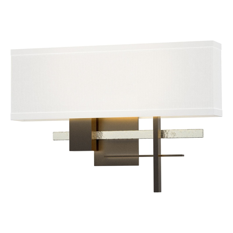 Cosmo Sconce Oil Rubbed Bronze Sterling Natural Anna Shade (SF)