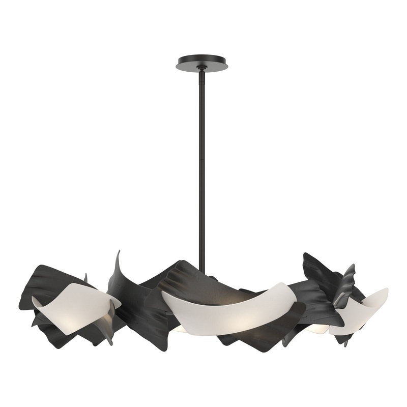 Crest 6-Light Circular Pendant Black