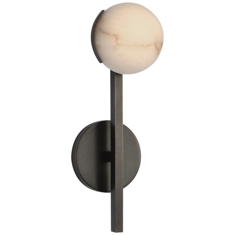 LED Wall Sconce from the Pedra Collection in Bronze Finish by Visual Comfort Signature