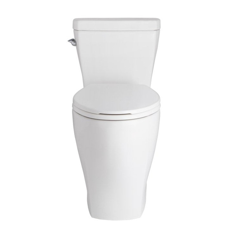 Toilet Lemora 1-Piece Skirted ErgoHeight White Elongated ADA 1.28 Gallons Per Flush