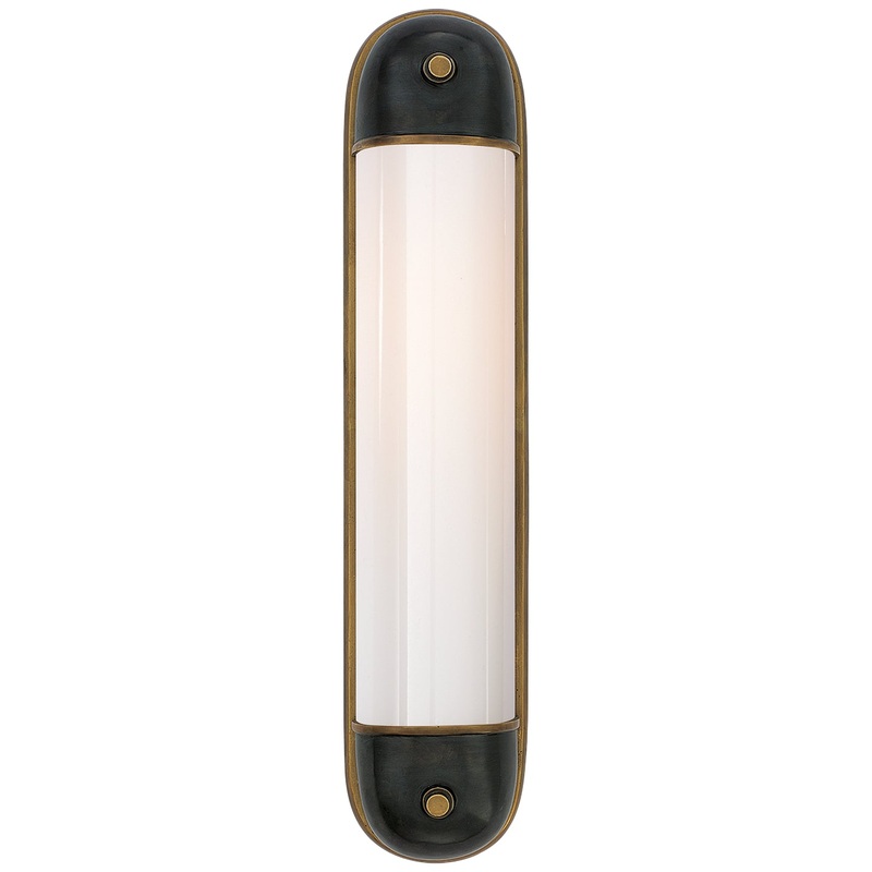 Two Light Wall Sconce from the Selecta Collection in Bronze With Antique Brass Finish by Visual Comfort Signature