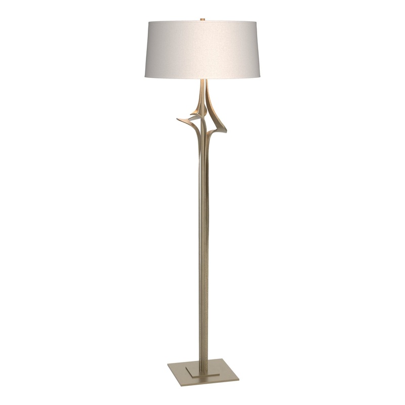 Antasia Floor Lamp Soft Gold Flax Shade (SE)