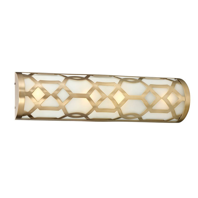 Crystorama 2264-AG-LED Jennings LED Bathroom Vanity Aged Brass