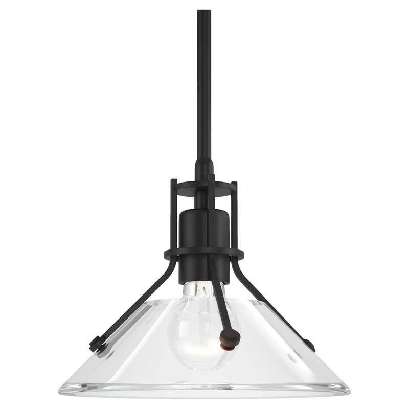 Henry Mini Pendant Black Clear Glass (ZM)