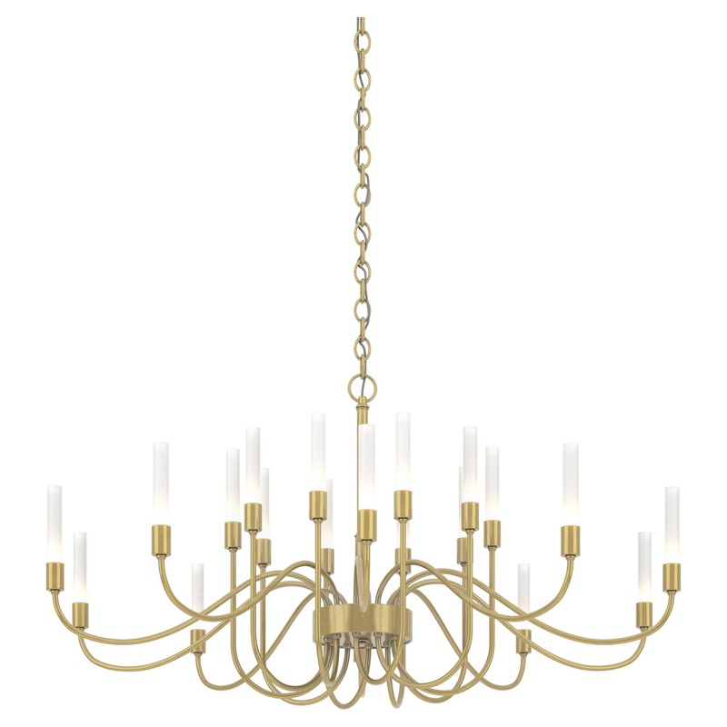 Lisse 20-Arm Chandelier Modern Brass