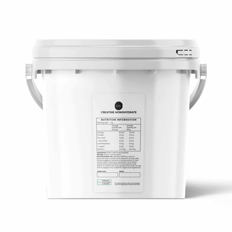 Orku 3Kg Creatine Monohydrate Powder Tub  200 Mesh Micronised | 99.9% Purity