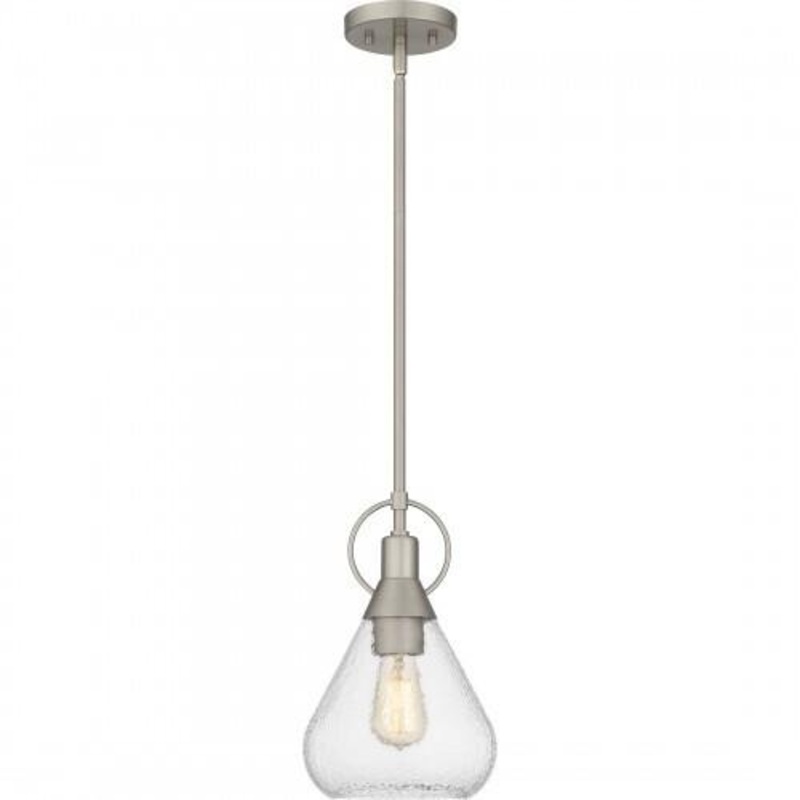 Quoizel QPP6187BN Quoizel Piccolo Pendant Mini pendant 1 light brushed nickel Mini Pendant