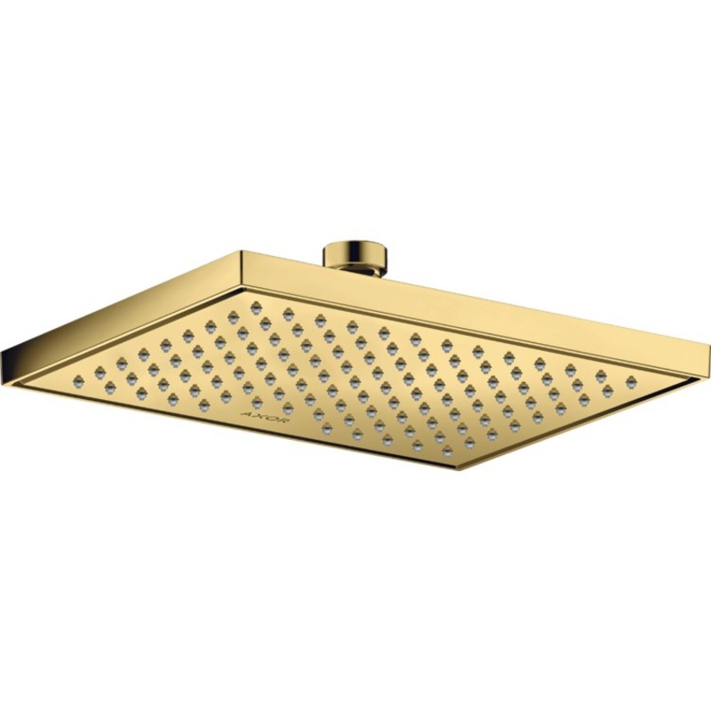 Showerhead ShowerSolutions 1 Function Polished Gold Optic 9-5/8 Inch 1.75 Gallons per Minute Rain