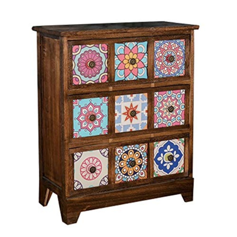 YLiansong-home Cassettiera Moderna Credenza Buffet Governo di immagazzinaggio autoportante Storage Cucina Barra del Governo del Governo credenza in Legno (Color : Brown, Size : 62x30x75cm)