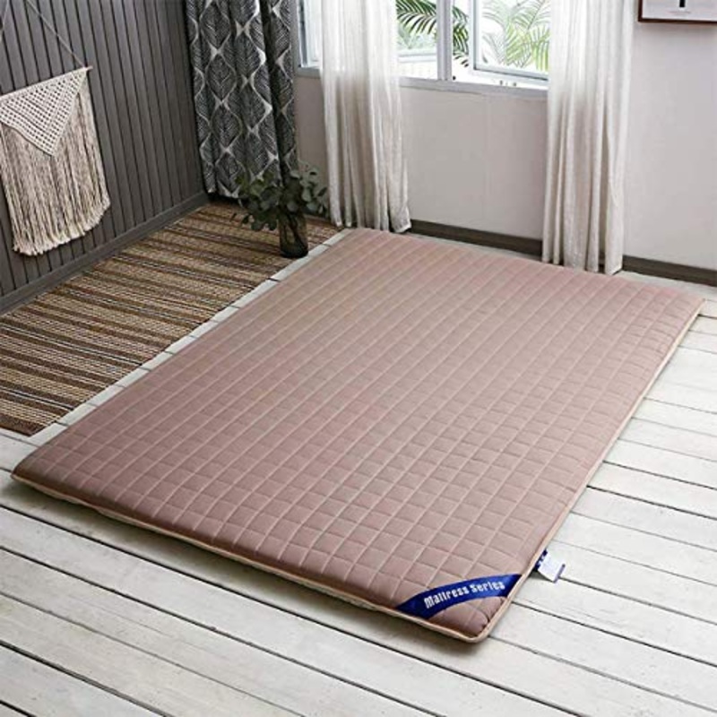 Z&HA Spesso Pieghevole Tatami Materasso, Ultra Morbida Traspirante futon Giapponese Tappetino Portatile dormitorio Mattress Pad,C,150 x 200 cm