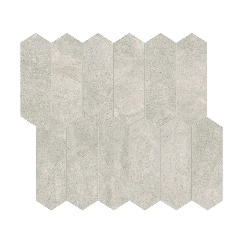 2″ x 6″ Picket Anciano Grigio Honed Marble Mosaic 1 Sheet = .87 Sqft 2″ x 6″