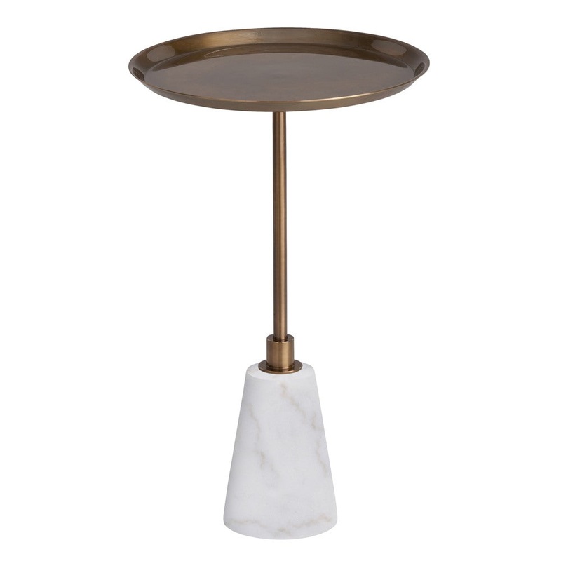Arteriors 9005 Celeste Accent Table Vintage Brass