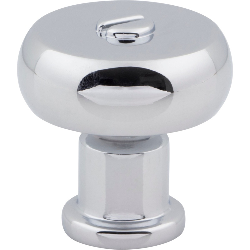 Atlas Homewares Everitt Knob 1 3/16 Inch Polished Chrome