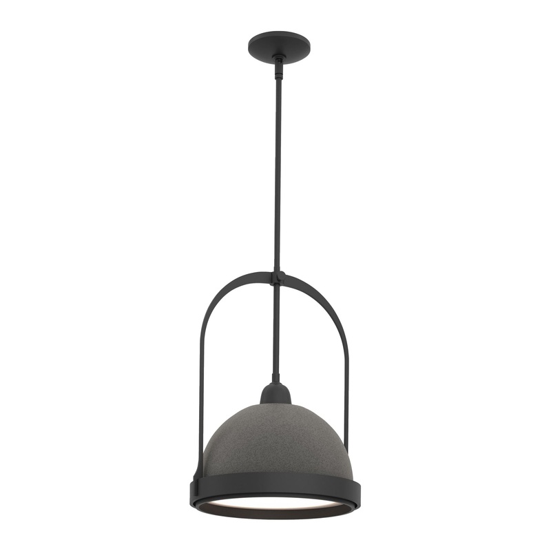 Atlas Small Pendant Black Natural Iron