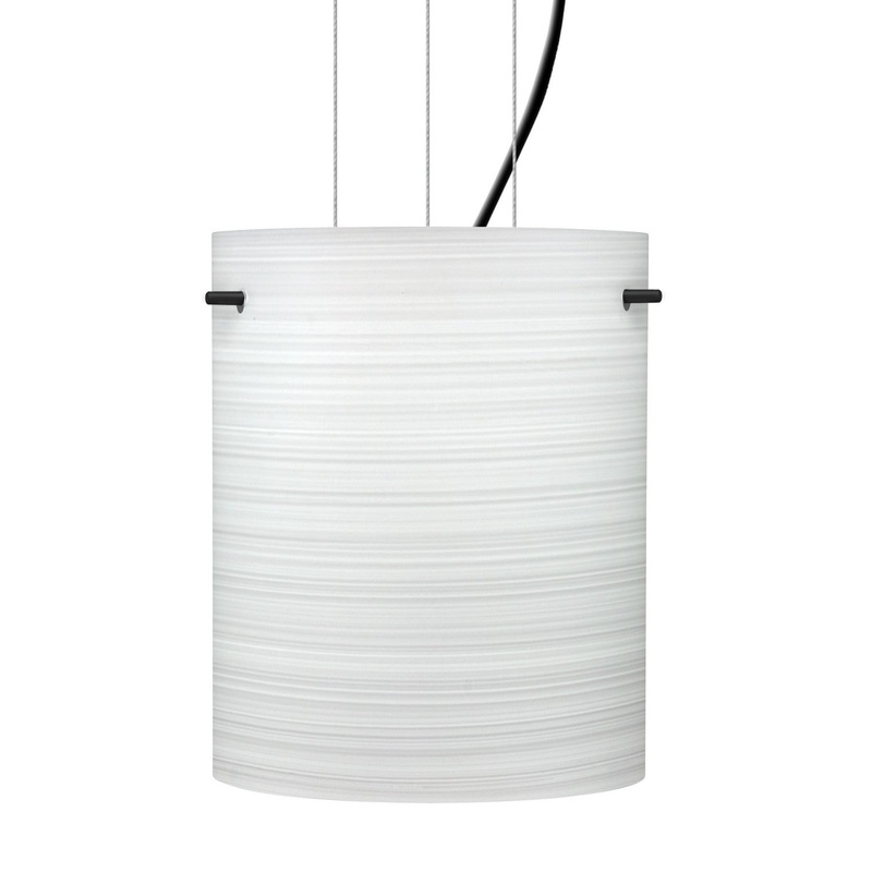 Besa 1KG-4006KR-BK Besa Tamburo 8 Cable Pendant One Light Pendant Black