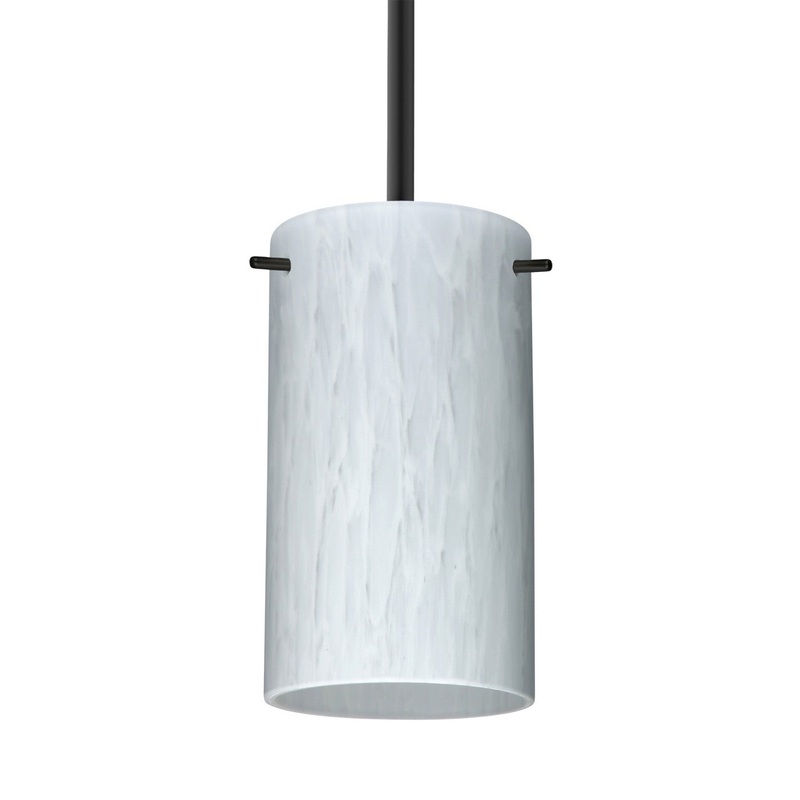 Besa 1TT-440419-MED-BK Besa Stilo 7 Stem Pendant One Light Pendant Black