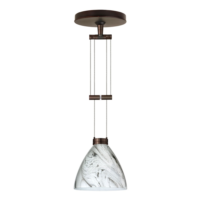 Besa 1XA-1779MG-BR Mia One Light Pendant Bronze