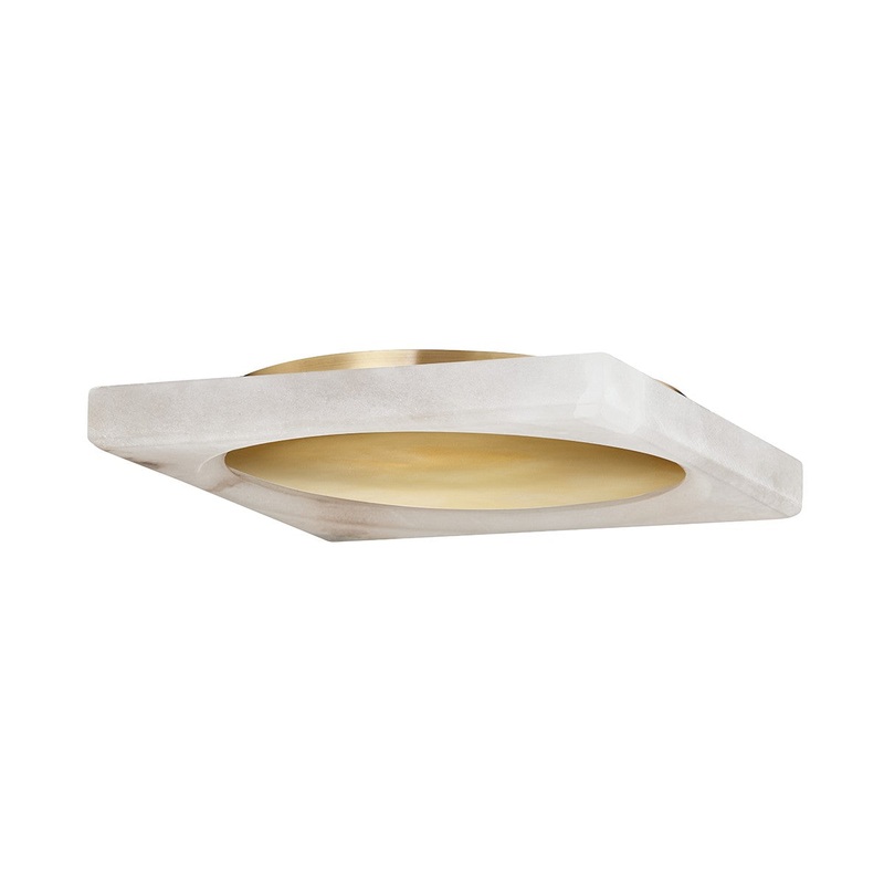 Corbett Lighting 416-13-VB Hamel LED Flush Mount Vintage Brass