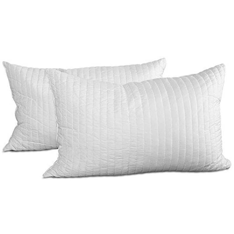 Evergreenweb – Coppia Cuscini Memory Foam 40×60 h 12cm da Letto o Arredo Divano Decorativi Imbottitura 100% Fiocco effetto Piuma Traspiranti Fodera Anallergica 2 Guanciali per Dolori Cervicali OFFERTA