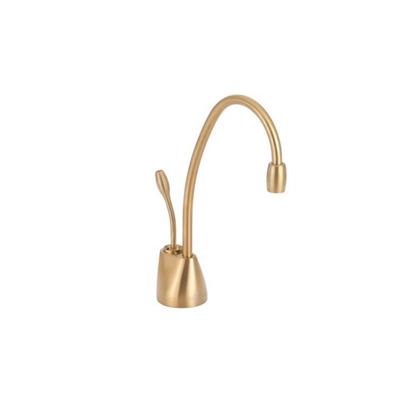 Hot Water Dispenser Indulge Contemporary 1 Lever Swivel Brushed Bronze