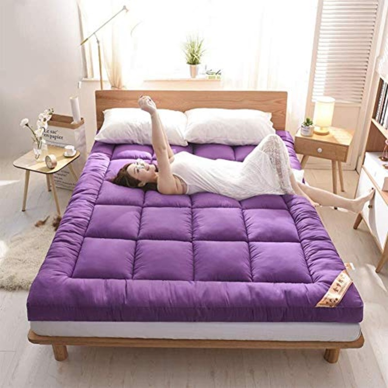 Huan Doppia Giapponese Materasso Piano Singoli, dormitorio degli Studenti Materasso Pieghevole, Piano Materasso futon, Morbido e Traspirante Tatami Pieghevole futon Spessore 5cm
