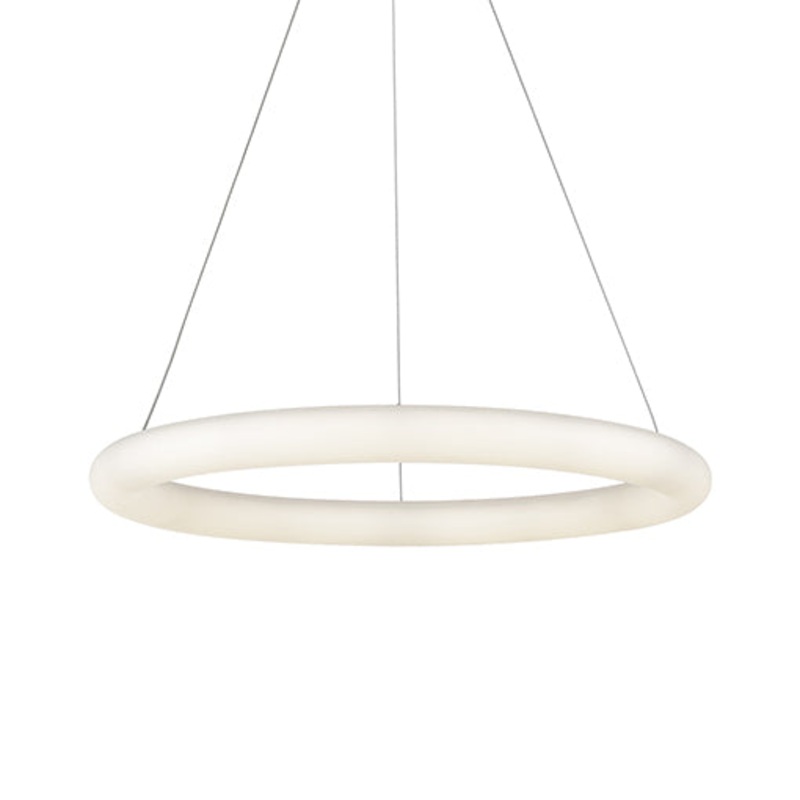 LED Pendant from the Cumulus Minor Collection in White Finish by Kuzco Lighting