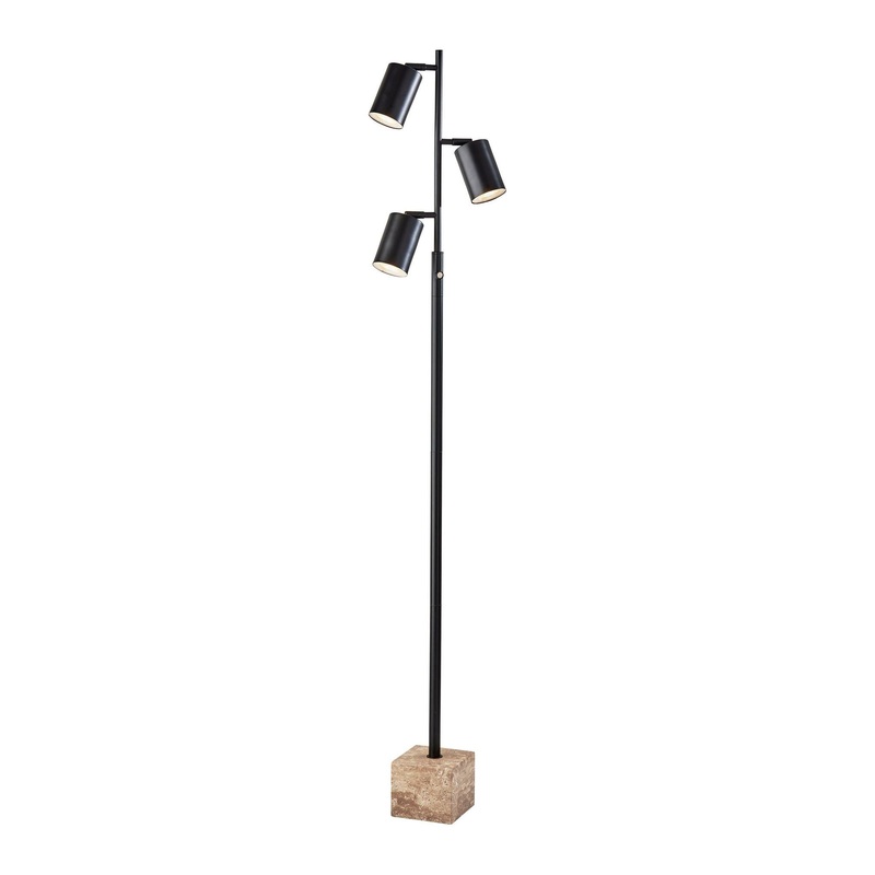 Rutherford LED Tree Lamp Black