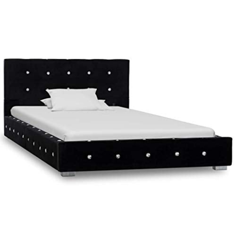 SKM Giroletto Nero in Velluto 90×200 cm (21.7kg)