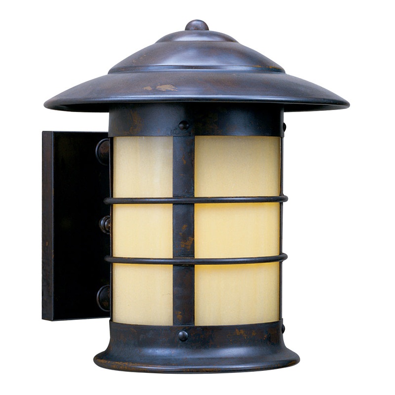 Arroyo NS-9TN-BZ Newport One Light Wall Mount Bronze