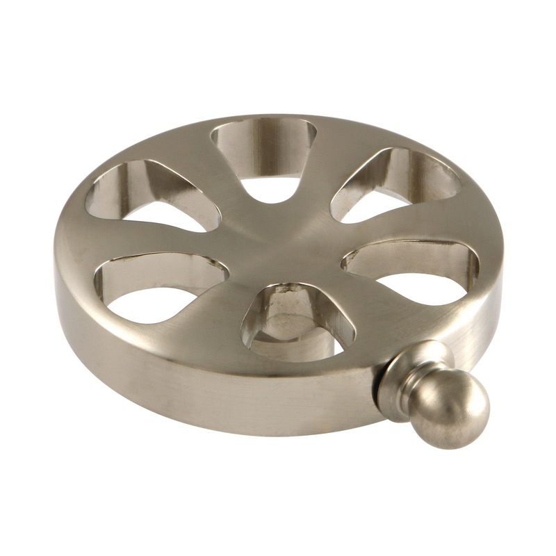 Belknap KSH2968RX Wheel Cross Handle, Brushed Nickel