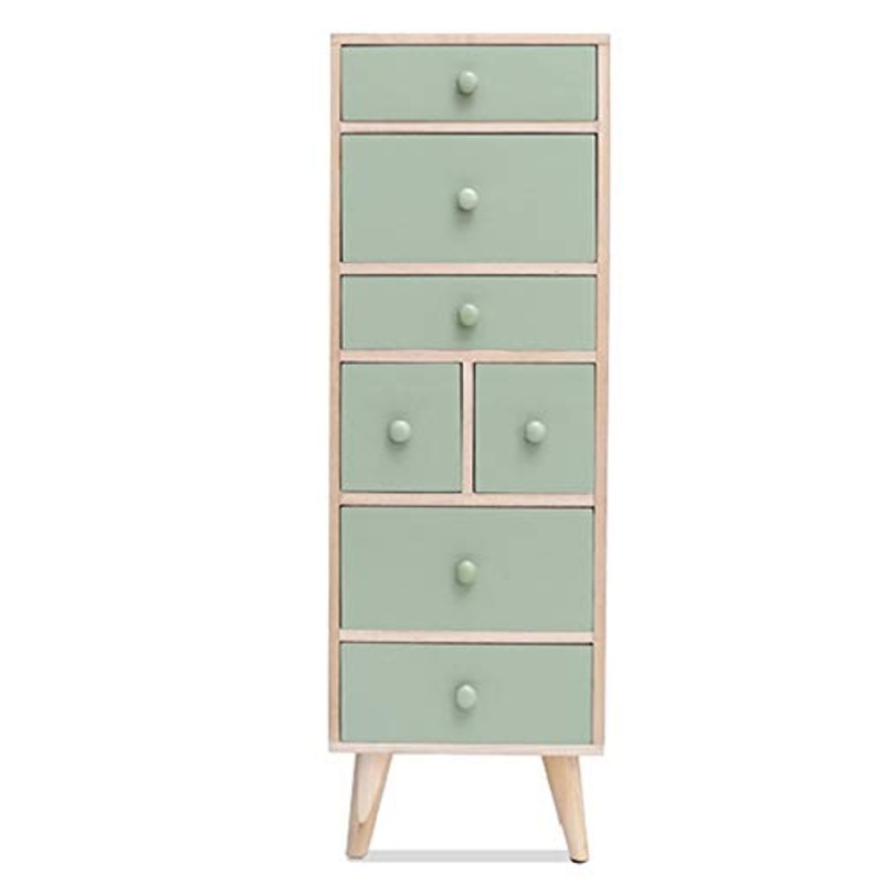 FFSM Armadio di stoccaggio Stretto Slit-Tipo Governo di immagazzinaggio del Legno Finitura Bagagli Snack Governo Verticale Petto Stretta Cucina Cabinet per Camera da Letto, dormitorio, Lavanderia