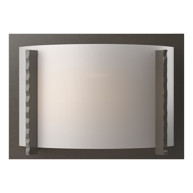 Forged Vertical Bars Sconce Dark Smoke