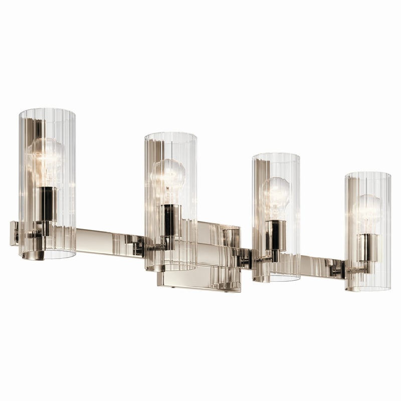 Four Light Vanity from the Jemsa Collection in Polished Nickel Finish by Kichler