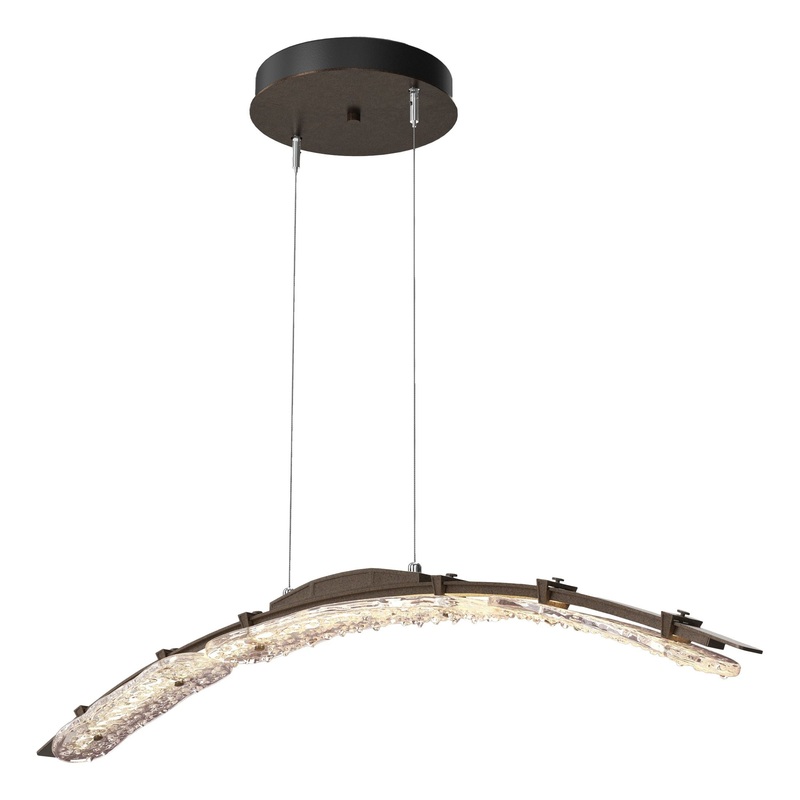 Glissade Large LED Pendant Bronze