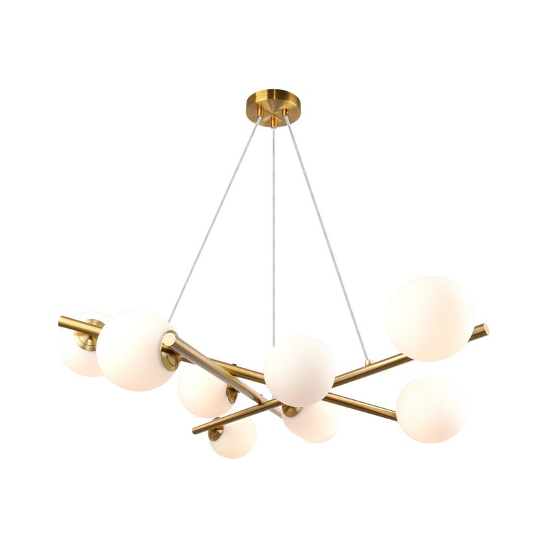 Modena Chandelier – Plated Brushed Brass / 31.00