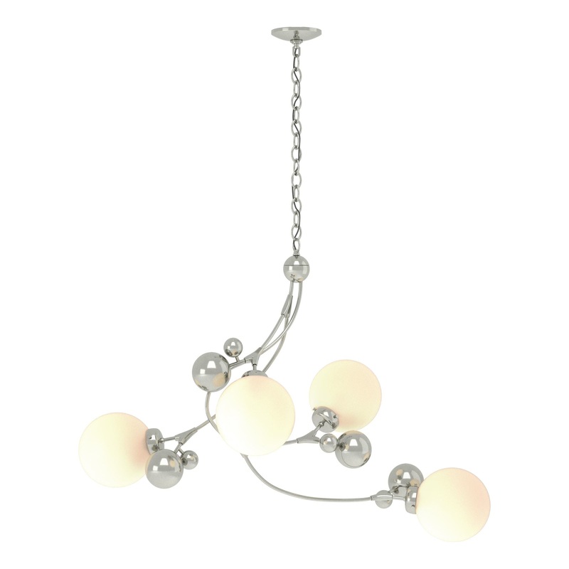 Sprig Pendant Sterling Opal Glass (GG)