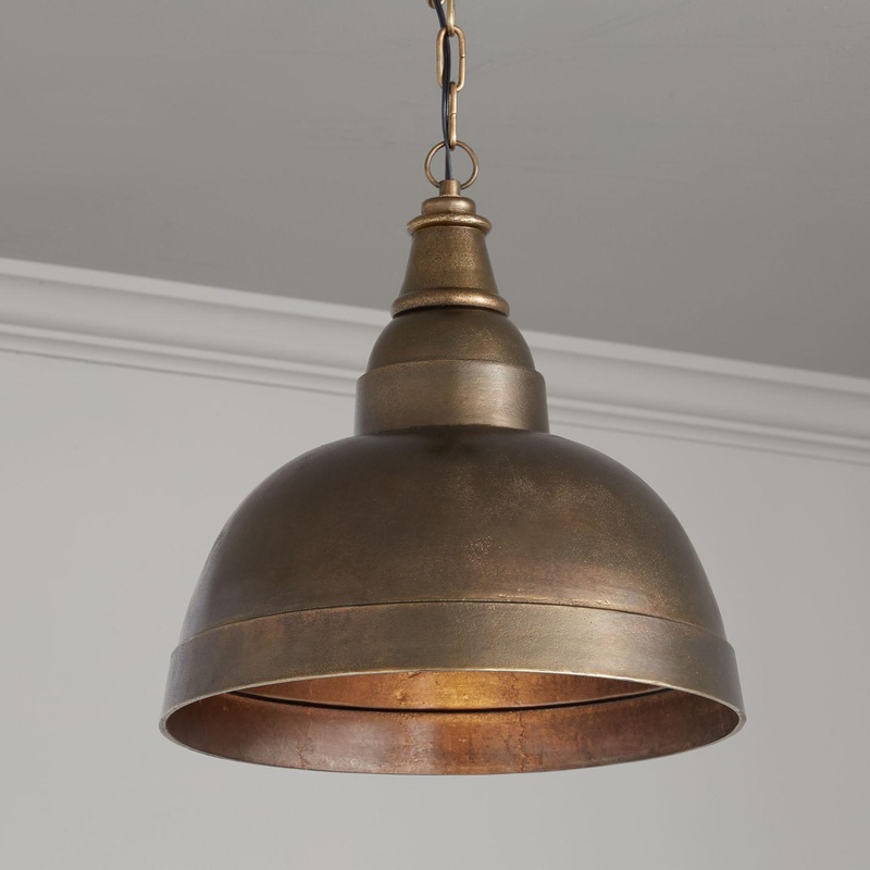 Capital Lighting 330313XB Sedona 1 Light Pendant Oxidized Brass