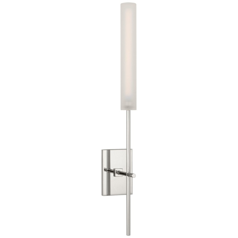 LED Wall Sconce from the Fay Collection in Polished Nickel Finish by Visual Comfort Signature